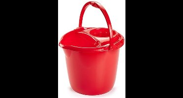 PlasticForte Dweilemmer - 15 liter - rood - mopemmer - 38 cm - dweil emmers