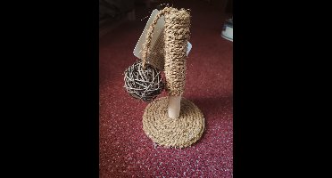 Beeztees knaagdierspeelgoed Coconut Rope speelpaaltje