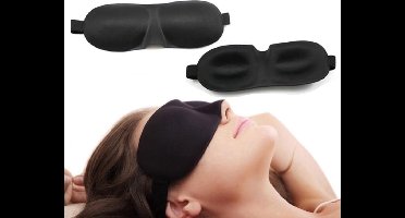 New Age Devi - "Zwarte Luxe 3D-Slaapmasker - Nieuwste Collectie!"