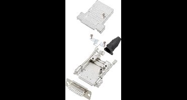 encitech DTSL15-LJSRG-T-HDS26-W-K 6355-8041-12 D-sub female connectorset 180 ° Aantal polen: 26 Soldeerkelk 1 stuk(s)