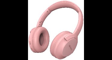 Qware - Draadloze Koptelefoon - Draadloos- Bluetooth 5.1 - Headset - Headphone - Volumeknoppen - USB-C - 20h luisteren op 50% - Vouwbaar Design - Roze