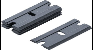 BGS 70912-1 - Lames de grattoir de rechange | Matière plastique | pour art. 70912 | 5 pièces