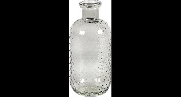 Countryfield Bloemenvaas Cactus Dots - grijs transparant - glas - 11 x 24 cm