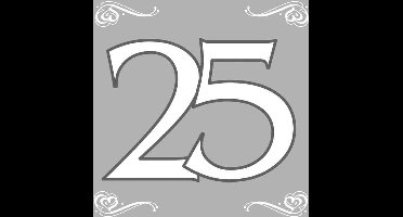 Folat - Servetten 25 Zilver (20 stuks)