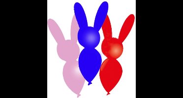 Folat - Dierfiguur ballonnen - 8 stuks