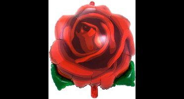 Folat - Folieballon Roos 65 cm - Valentijnsdag versiering - Valentijnsdag cadeau - valentijnsdag