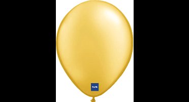 Folat - Folatex ballonnen Metallic Goud 30 cm 10 stuks