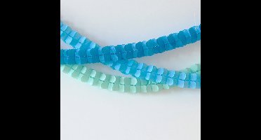 Folat - Slingers Pastel Blauw 3m - 3 stuks
