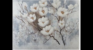 Schilderij Blommor Canvas (2,8 x 90 x 120 cm)