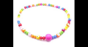 Kinderketting met oogjes diverse kleuren - Verjaardagscadeau