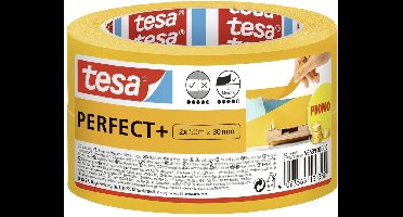 tesa Perfect+ 56539-00000-00 Schilderstape Geel (l x b) 100 m x 30 mm 2 stuk(s)