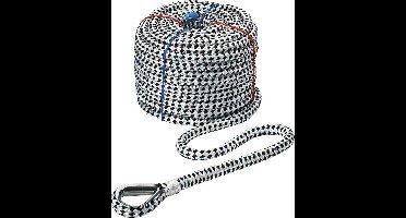 Seilflechter - Taifun® Polyester Ankerlijn - RVS Kous - Maat: 12mm - 30 meter