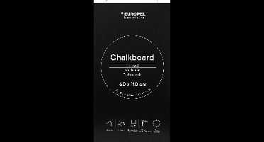 Europel krijtbord zonder lijst – muurdecoratie – tekenbord - 60x110cm