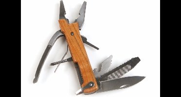 Kikkerland houten tang multitool