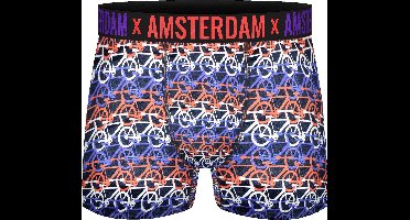 Boxershort - Heren - 2 pack - Amsterdam - Fiets maat M