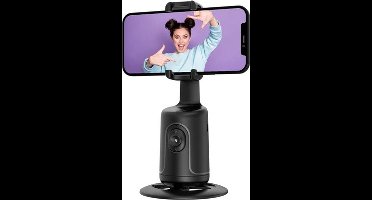 Telefoonhouder met facetracking - Oplaadbaar - 360 graden