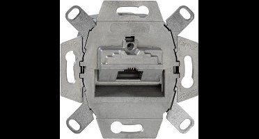 Rutenbeck CAT6 / CAT5e 1-voudige universeel inbouw wandcontactdoos afgeschermd - data / telefoon - Geschikt voor Jung / GIRA / Busch-Jaeger / Berker UAE