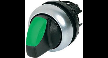 Eaton 216827 M22-WRLK-G Keuzetoets Kunststof frontring Knevel Zwart 1 stuk(s)