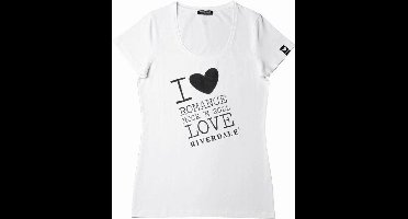 Riverdale dames t-shirt wit, maat M met opdruk ; I Love