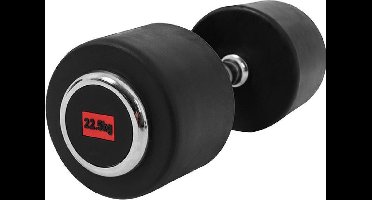 Gorilla Sports Dumbell - Vaste Halter - Gietijzer met Rubber coating - 22,5 kg