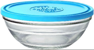 Hermetische Lunchtrommel Duralex Bol Red Freshbox Blauw (ø 20 x 8,2 cm) (1,6 L)
