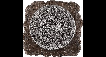 MadDeco - wanddecoratie - azteken kalender - polyresin - 23x22x4