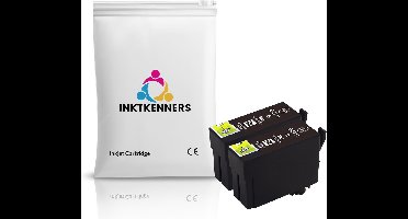 Inktcartridges Geschikt voor Epson 27XL, multipack van 2 cartridges - Geschikt voor Epson Workforce WF3620WF, WF3620DWF, WF3640DTWF, WF7110DTW, WF7210DTW - EXTRA INKT -- Zwart 32ML Cyaan Magenta & Geel 18,2ML!