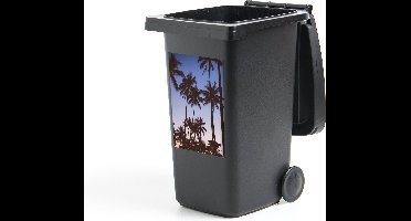 Container sticker Palmboom - Tropisch - Zomer - Lucht - 40x60 cm - Kliko sticker