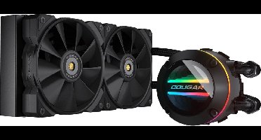 Cougar POSEIDON GT 240 Hoogwaardige AIO alles-in-één CPU water koeler -Zwart
