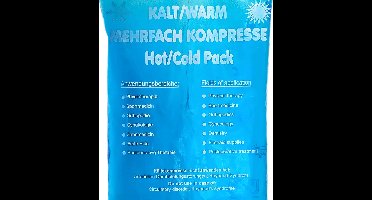 koud-warm kompres - Hot-cold pack - 16 x 26 cm - 520 gr - Flexibel coolpack / icepack / gelpack voor bij blessures - Platte Koelelementen voor koeltas