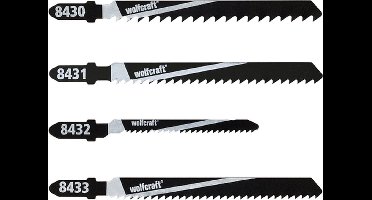 wolfcraft - Decoupeerzaagbladen - 10 stuks - T schacht decoupeerzaagjes - 8430000