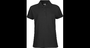 Neutral - Classic Dames Polo - Black - 100% Biologisch Katoen maat M