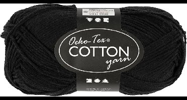 CC Katoengaren 8/8 50 gr - Zwart