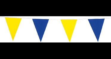 Vlaggenlijn Blauw / Geel 10 meter - Vlaggenlijn Vlag Vlaglijn Festival Feest Party Feest Thema Oktoberfest