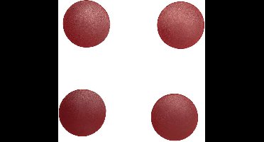 Magneet MAULsolid, Ø 38 mm, 1,5 kg, 4 st, blister