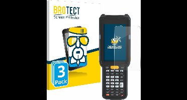 Screenprotector 3 Stuks voor Zebra MC330 Beschermglas transparant