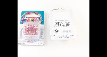 Scrapbooking Eyelet Rond 1.1mm 75 stuks Roze Diameter gat 0.8mm