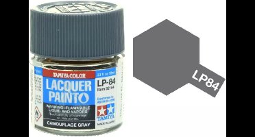 Tamiya Hobbyverf Olieverf - LP-84 Camouflage Grijs - Matt - Lacquer Paint - 10ml Verf potje
