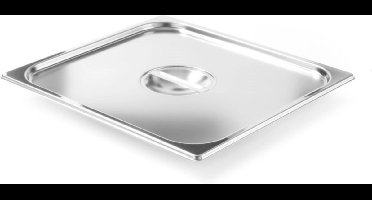 HENDI Deksel voor GN containers – roestvast staal – GN 2/3 – 354x325 mm – grote handgreep