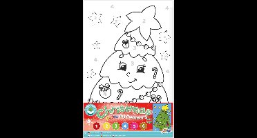 Creative Craft Group XMAS Canvas - Schilderen op nummer met kerstboom