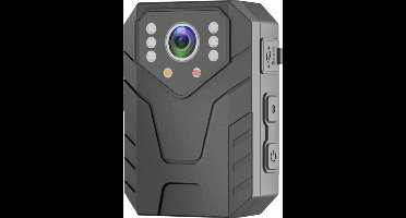 Bovista Politie Bodycam - Chest Camera - Spy Camera - Spy Cam - Verborgen Camera - Spionage Camera - Action Camera - HD