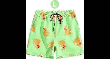 Bovista Zwembroek Heren - Zwem Broek Mannen - Badkleding - Zwemmen - Jongens - Swimming Shorts - Zomerbroek - Gras Groen - Maat L