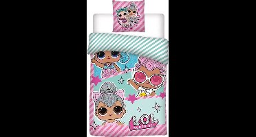 LOL Surprise! Friends Dekbedovertrek 140 x 200 cm - bio katoen