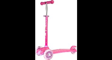 Step - Tri-step - LED-wielen - Roze - Peppa Pig - In hoogte verstelbaar tot 78 cm en afneembaar T-stuur - Max 50 kilo - Vanaf 3 jaar