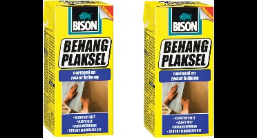 Bison behanglijm voor normaal en zwaar behang - 2x - 125 gram - Behangen - Behangplaksel - Papier mache - Surprises knutselen