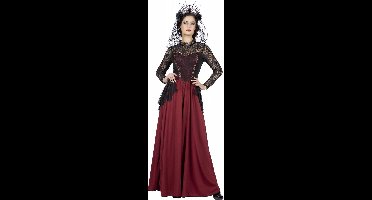 Gothic Koningin kostuum - Maat 48