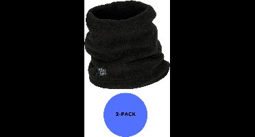 Heatkeeper - Fleece nekwarmer kinderen - Zwart - 5/8 Jaar - 2 stuks - Thermo kinderen