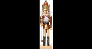 Notenkraker met dirigeerstok - 25 cm - Lichtbruin