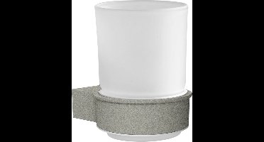 LOFT-GAME Bekerhouder Inclusief beker in glas Mat gelakt Grijs - hangend