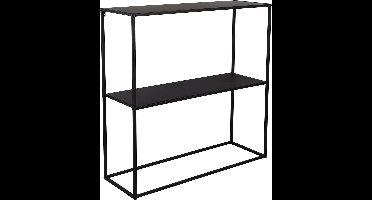 Bijzettafel - Torna Xela - Consoletafel - Zwart - Metaal